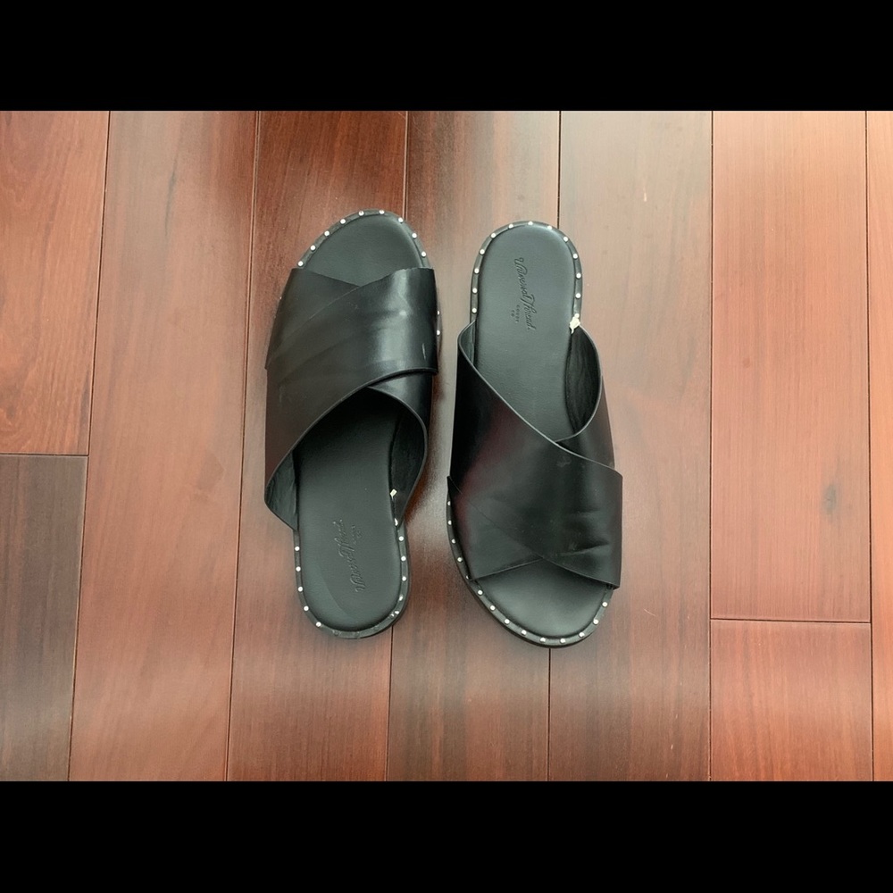 Black Slides/Sandals